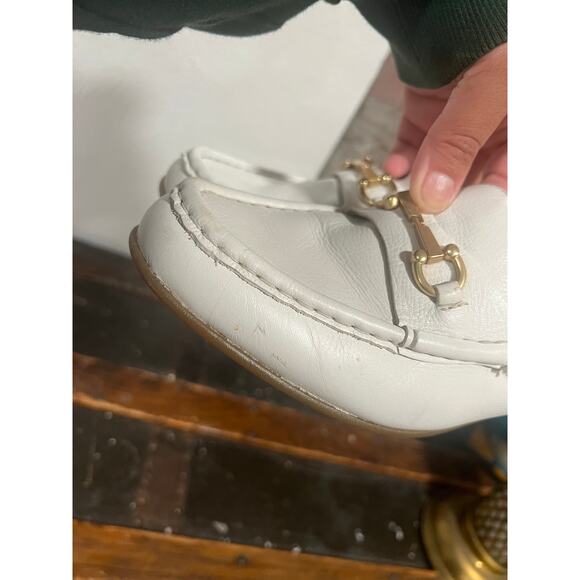 Born Women's Ardsley Preppy Loafer Leather White 8.5 Business Casual Officewear - Picture 10 of 11